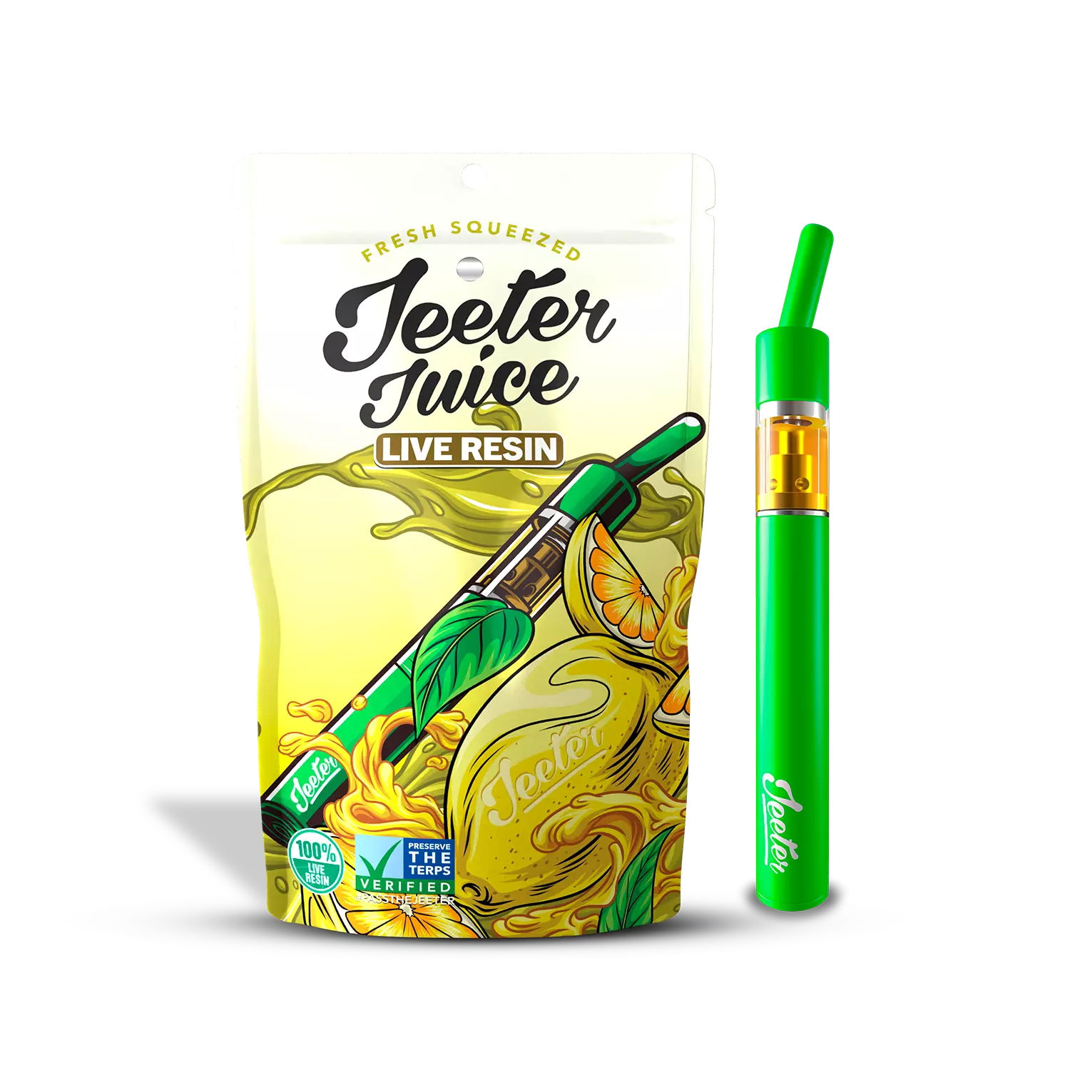 Caneta THC Jeeter Juice Lemon OG | Híbrido | 90,1%
