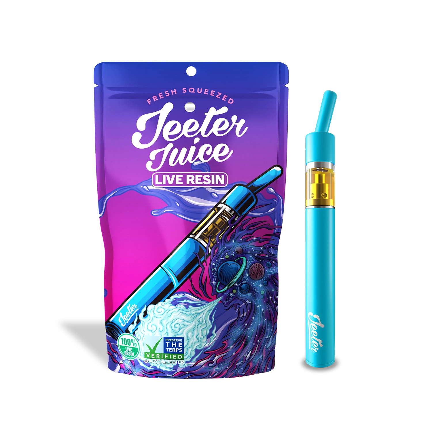 Caneta THC Jeeter Juice Kush Breath | Indica | 91,5%